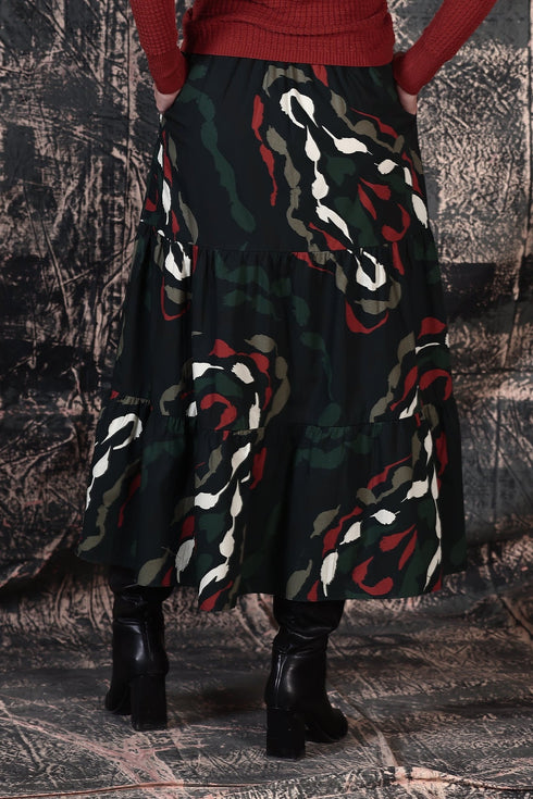 BRUSH STROKES ADA SKIRT