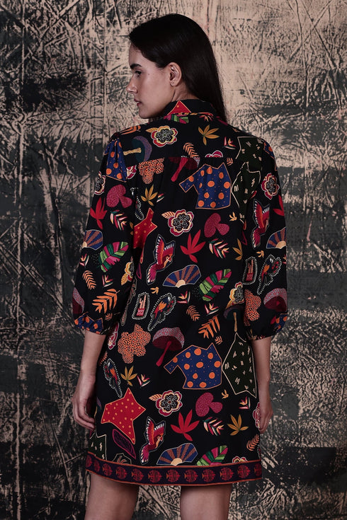 NIGHT GLOW AVA DRESS