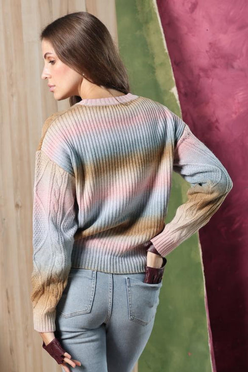 ROSE MULTI ALICE SWEATER