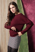 WINE CANDENCE SWEATER