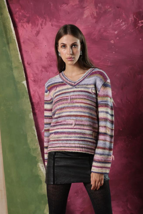 ORCHID MULTI VIKKI SWEATER