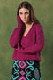 FUCHSIA NICOLE PULLOVER