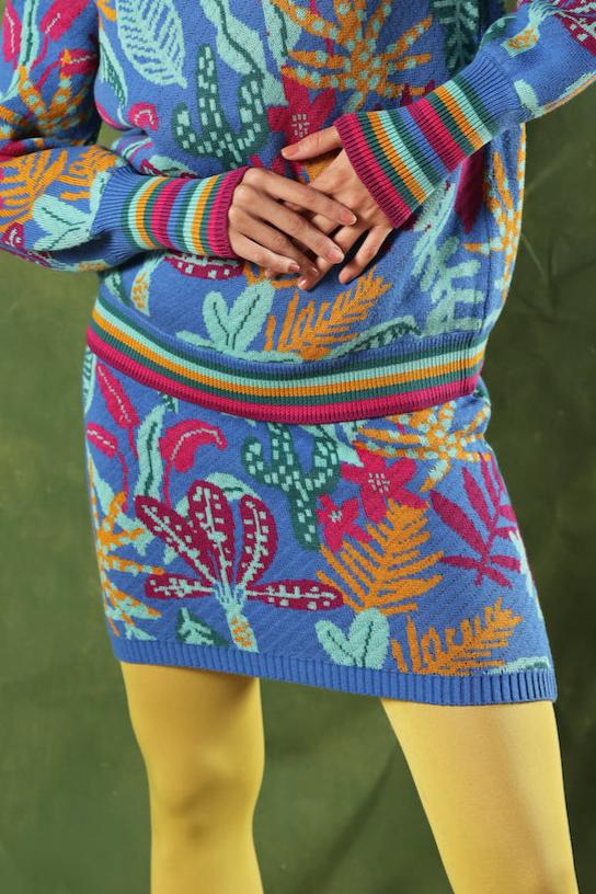 MARINE PALMS WREN SKIRT