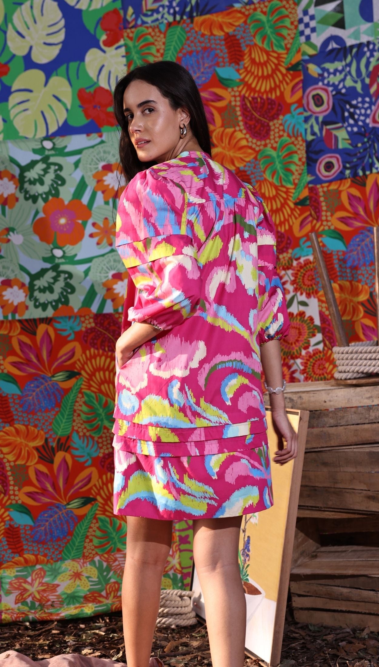 PAISLEY IKAT FREYA Dress