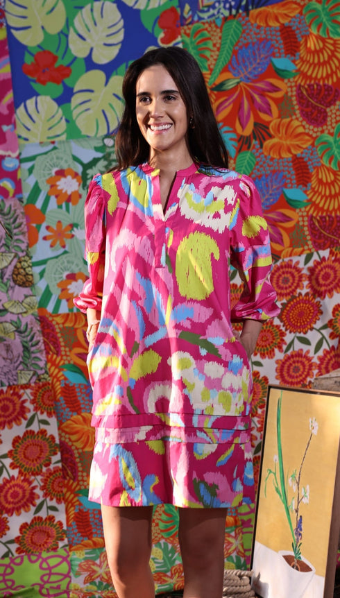 PAISLEY IKAT FREYA Dress