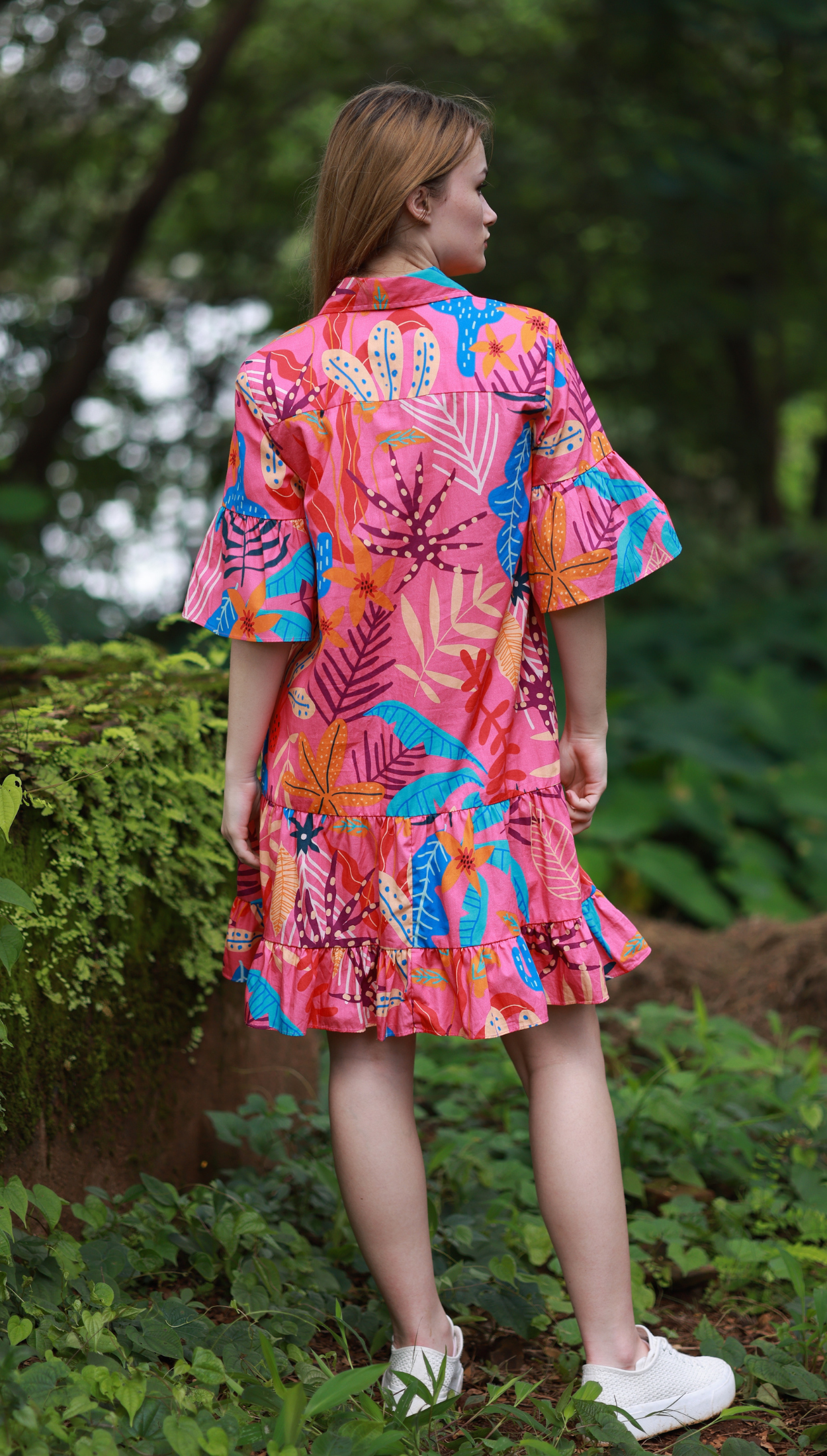 PINK PALMS ZARA Dress