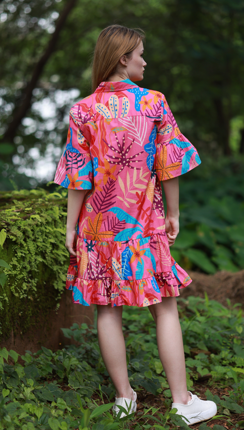 PINK PALMS ZARA Dress