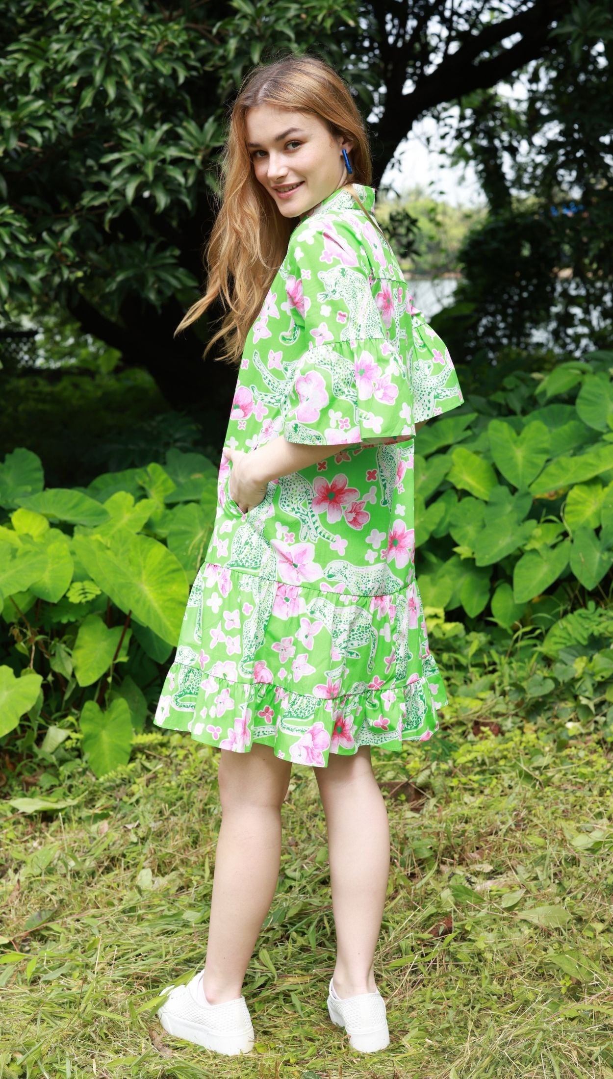 CHEETAH FLORALS ZARA Dress