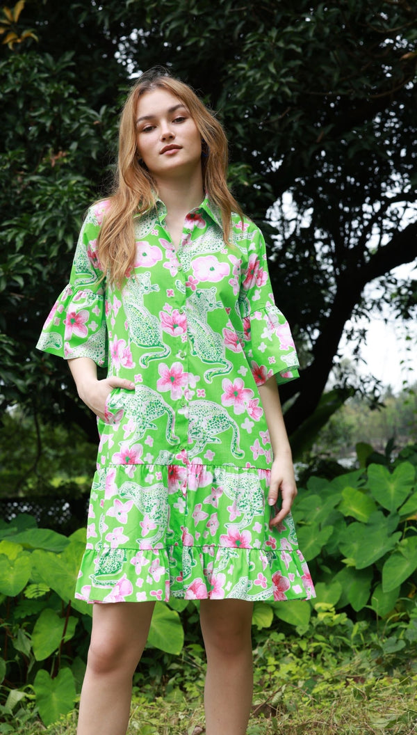 CHEETAH FLORALS ZARA Dress