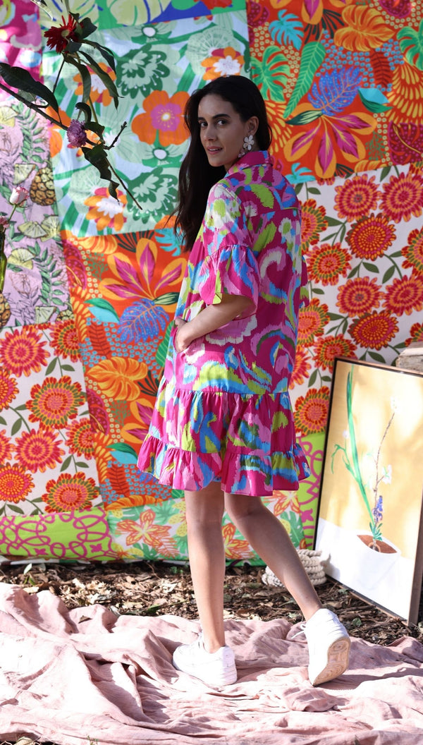 PAISLEY IKAT ZARA Dress