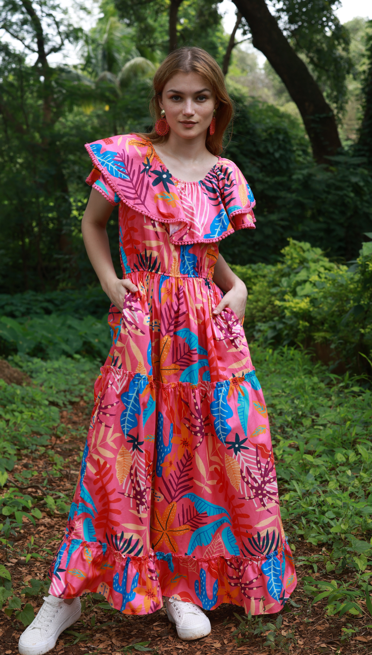 PINK PALMS ARIANNA Dress