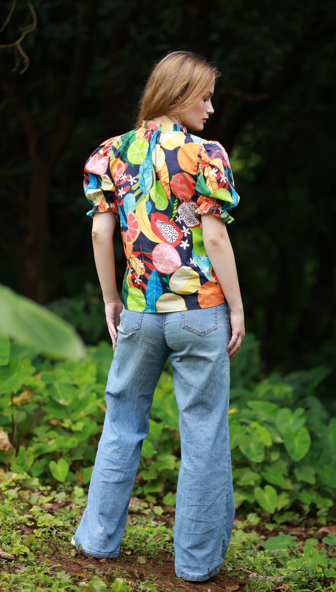 New Arrivals: Maude Vivante: Jezebel Floral Pops Shirt