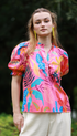 PINK PALMS AMY Top