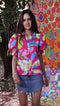 PAISLEY IKAT AMY Top