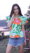 FLORAL POPS WREN Top
