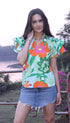 FLORAL POPS WREN Top