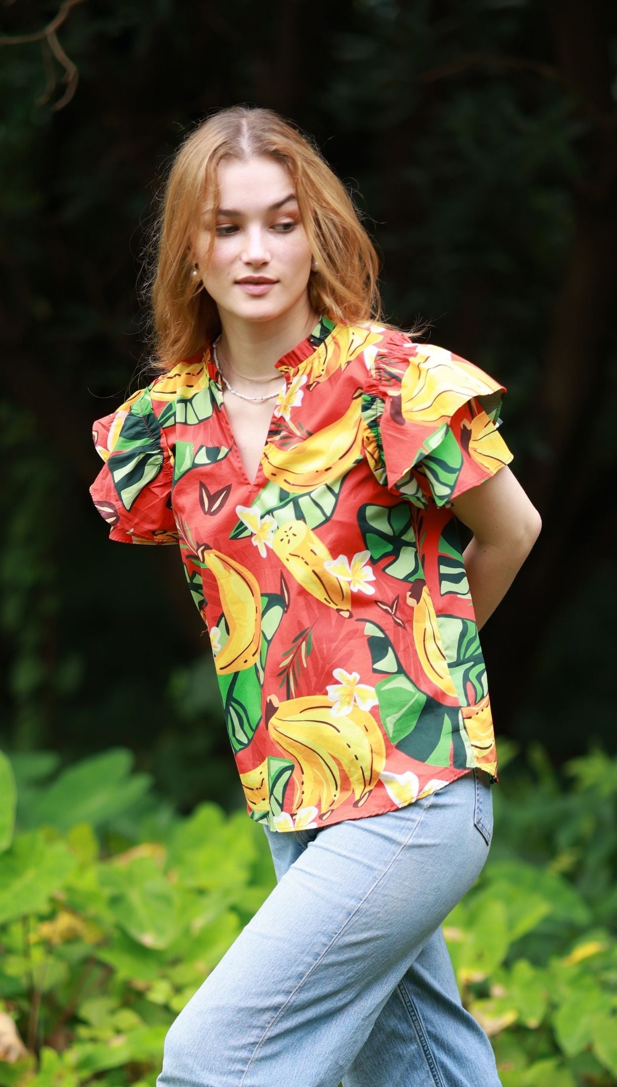 RED BANANAS WREN Top