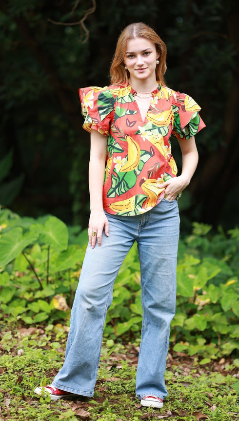 RED BANANAS WREN Top