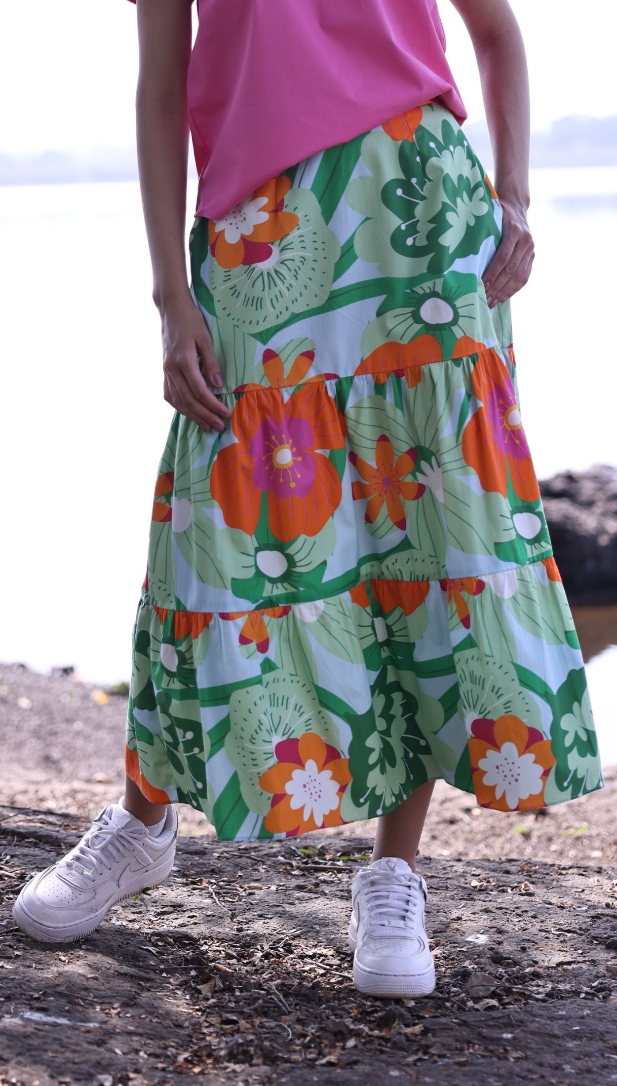 FLORAL POPS ADA Skirt