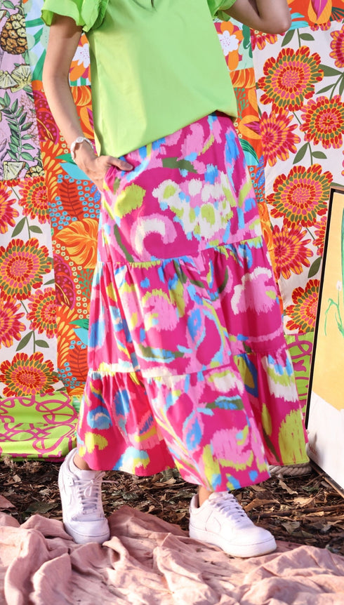 PAISLEY IKAT ADA Skirt