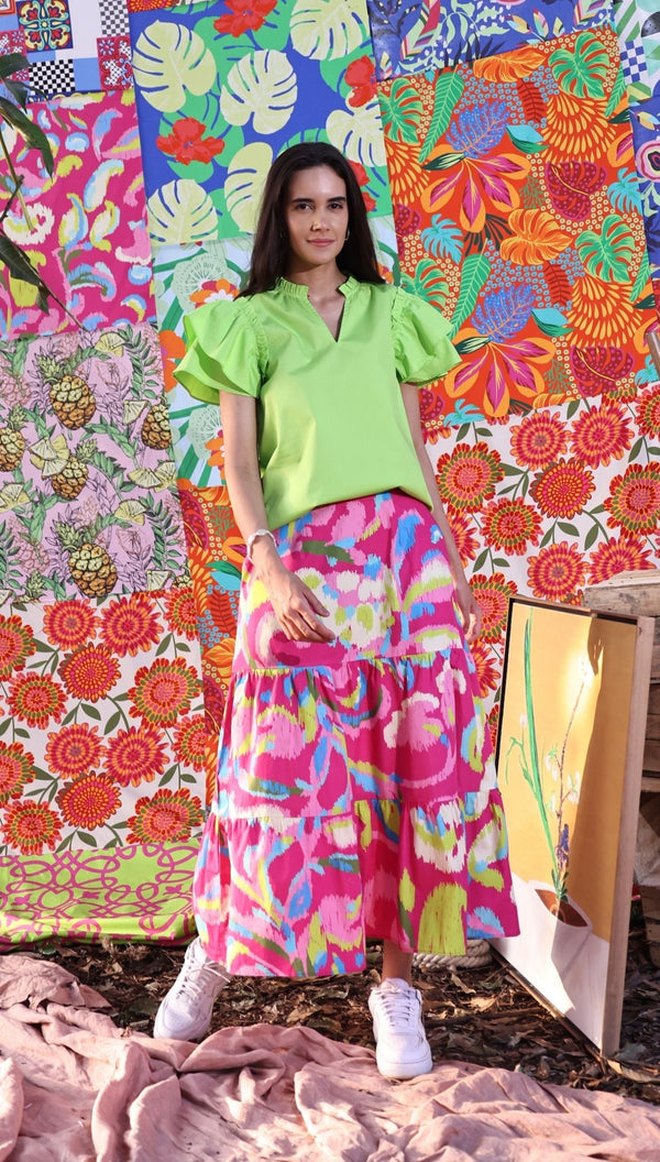 PAISLEY IKAT ADA Skirt