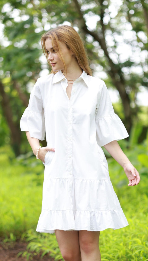 WHITE LIV Dress