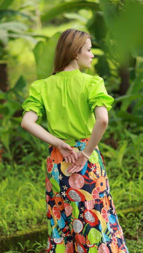 LIME ISLA Top
