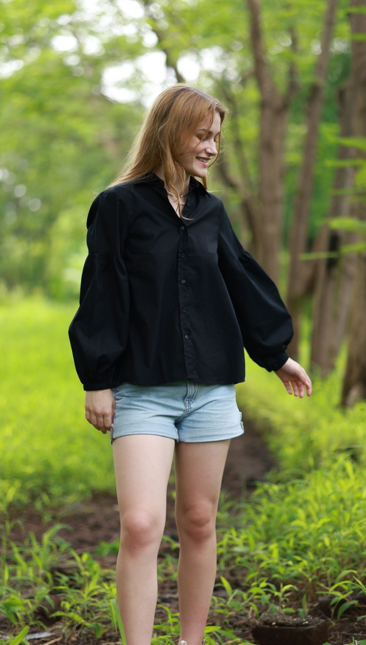 BLACK LOIS TOP
