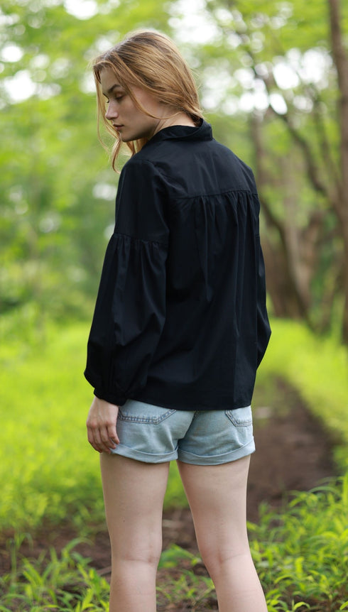 BLACK LOIS TOP
