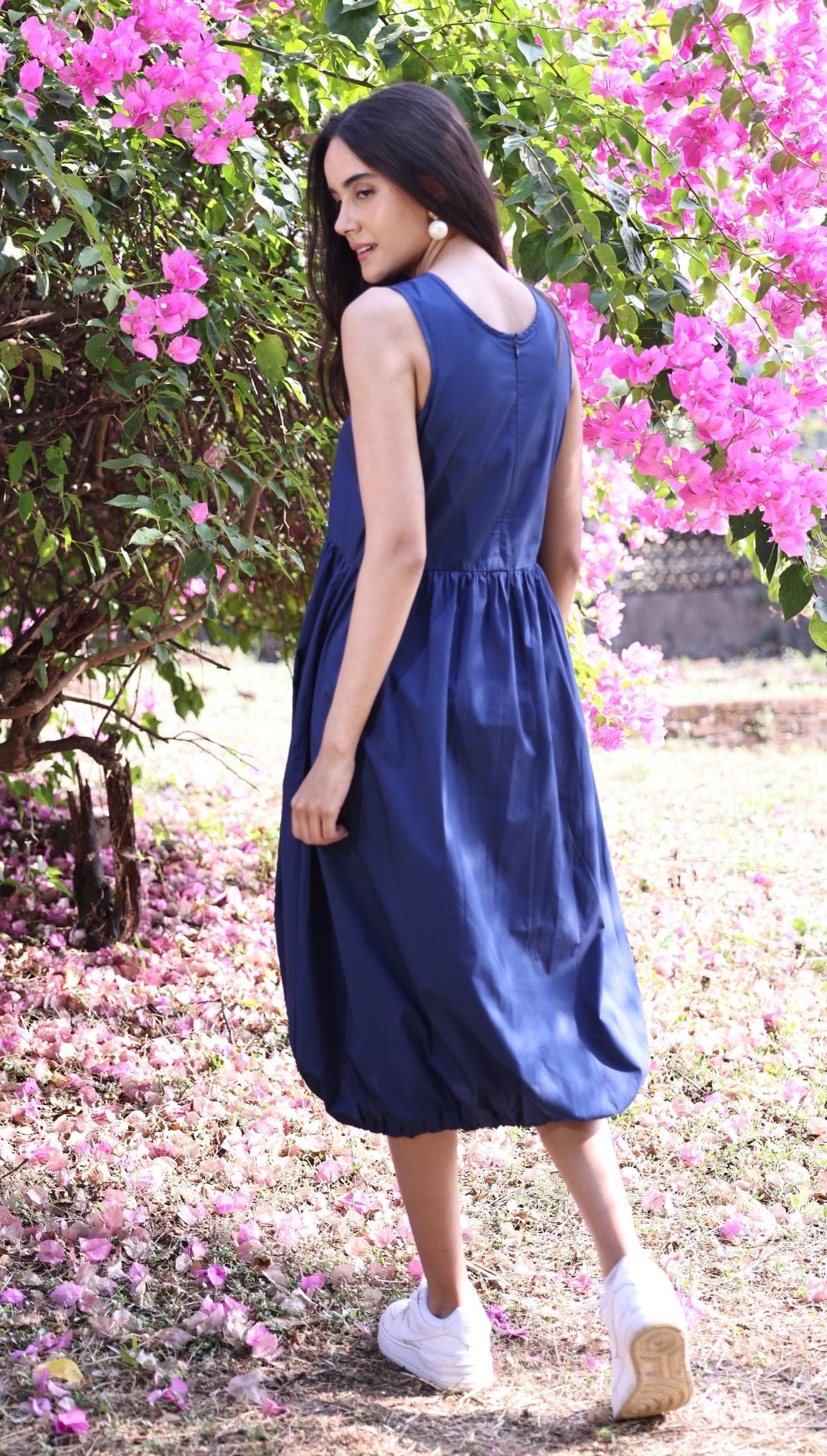 NAVY NORA Dress