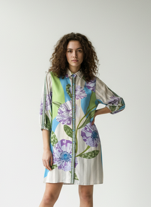 LAVENDER BLOOM AVA DRESS