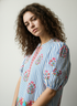 STRIPED GARDEN RAYA TOP