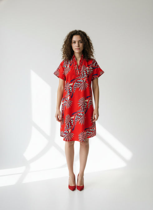 CRIMSON ASCENT ALANA DRESS