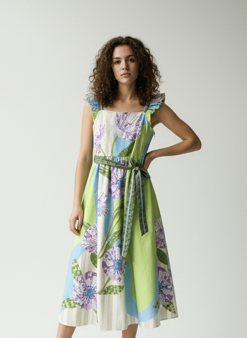 LAVENDER BLOOM ELSIE DRESS