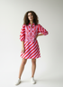 SCARLET SLASH BROOKE DRESS