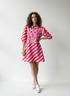 SCARLET SLASH BROOKE DRESS