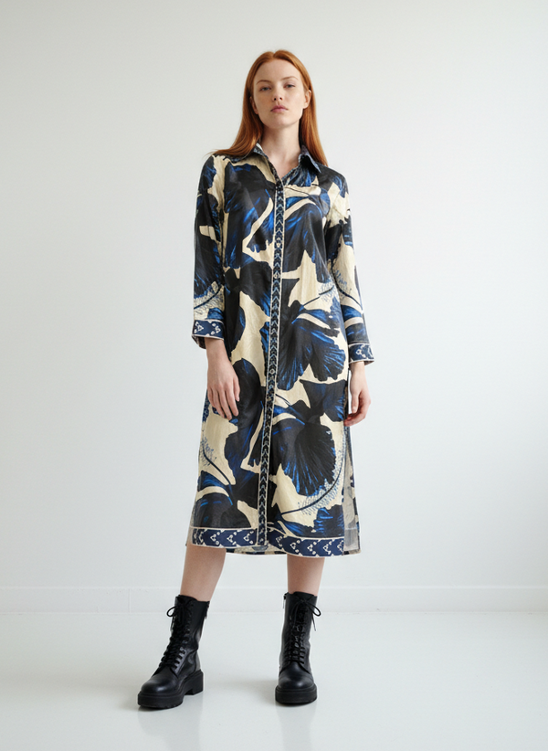 INDIGO LILIES ELIZA DRESS