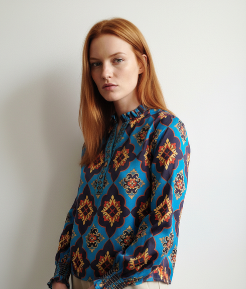 CAPRI MOTIFS ASHLEY TOP