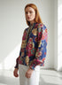 COBALT FLORALS ASHLEY TOP