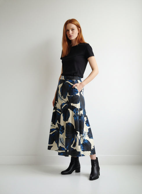 INDIGO LILIES ADA SKIRT