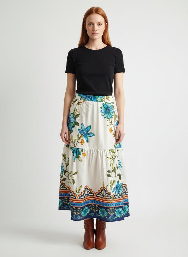 IVORY BLOOM ADA SKIRT
