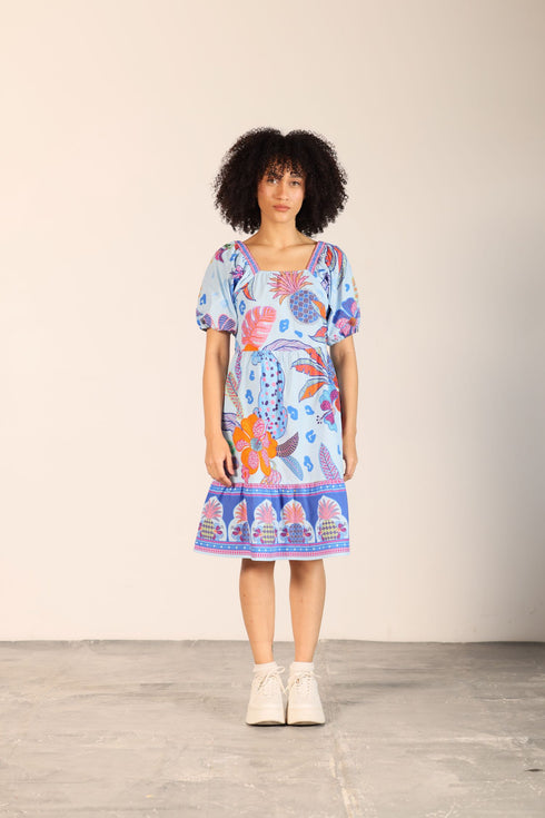 AZURE SAFARI ARIA DRESS