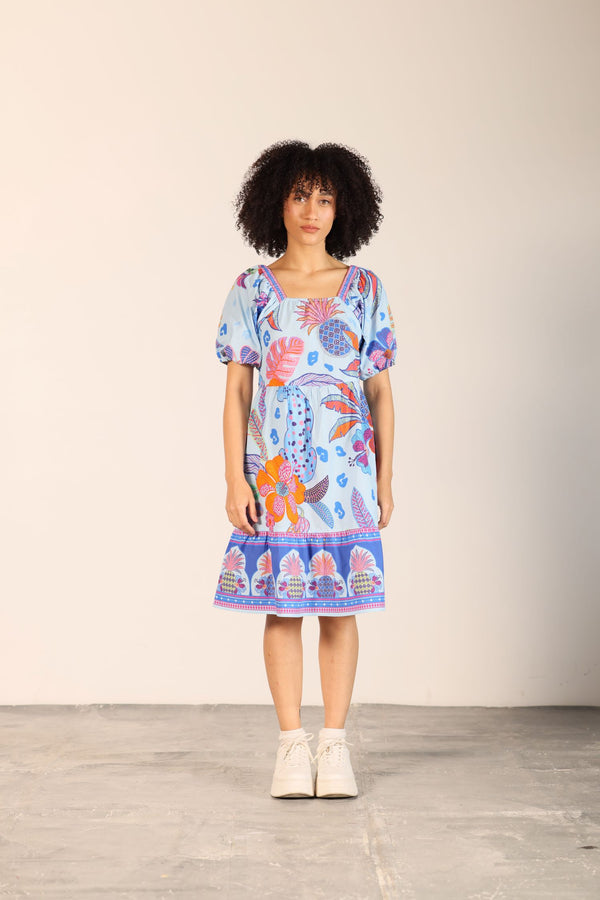 AZURE SAFARI ARIA DRESS