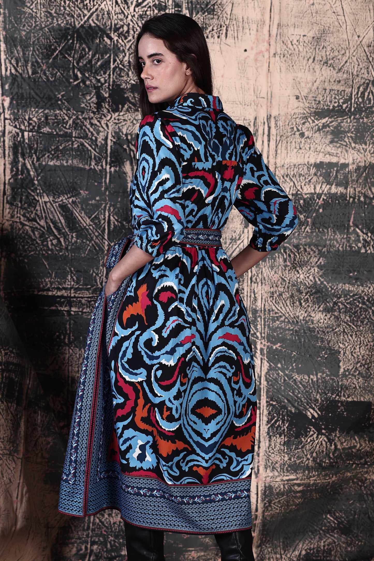 IKAT DAMASK REMI DRESS