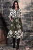 OLIVE FOLIAGE REMI DRESS