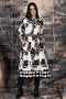 BLACK FOLIAGE REMI DRESS