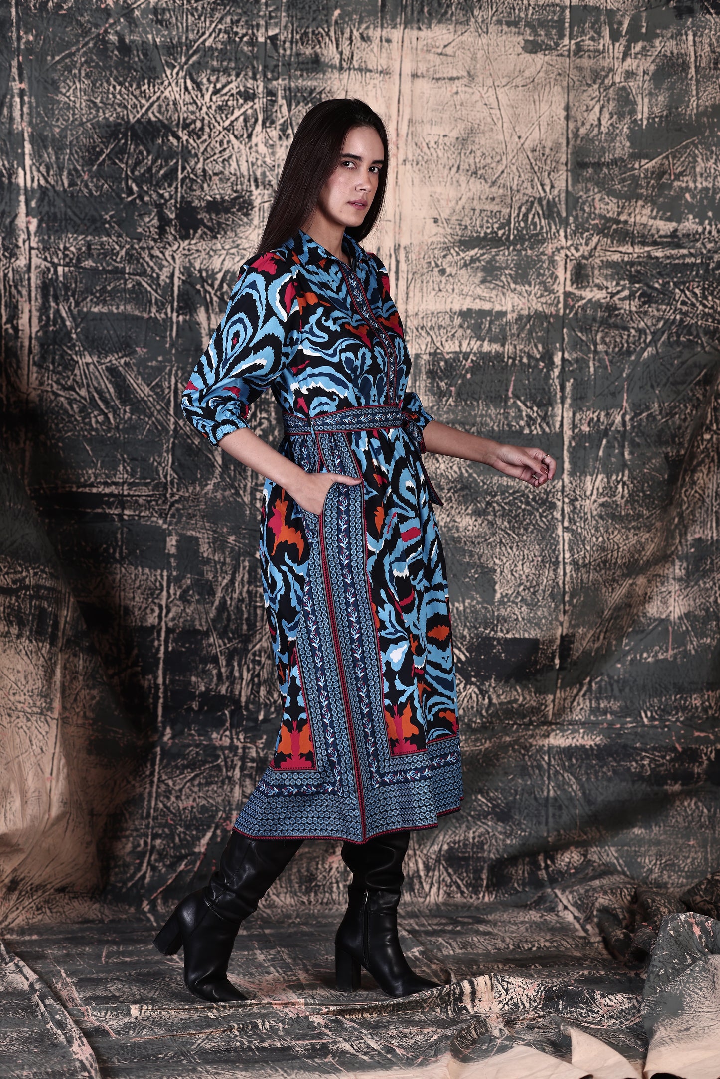 IKAT DAMASK REMI DRESS