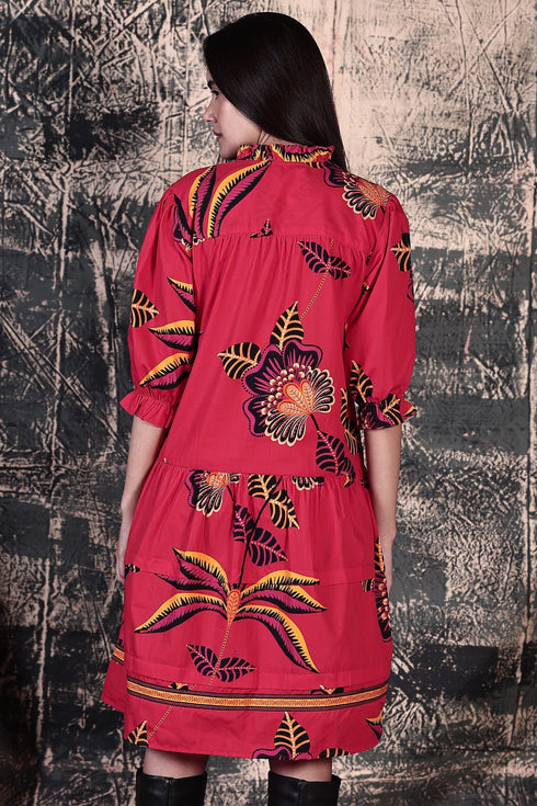 FLORAL BLAZE SASHA DRESS