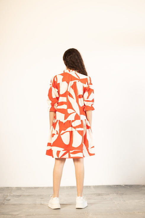 SCARLET SHARDS SASHA DRESS