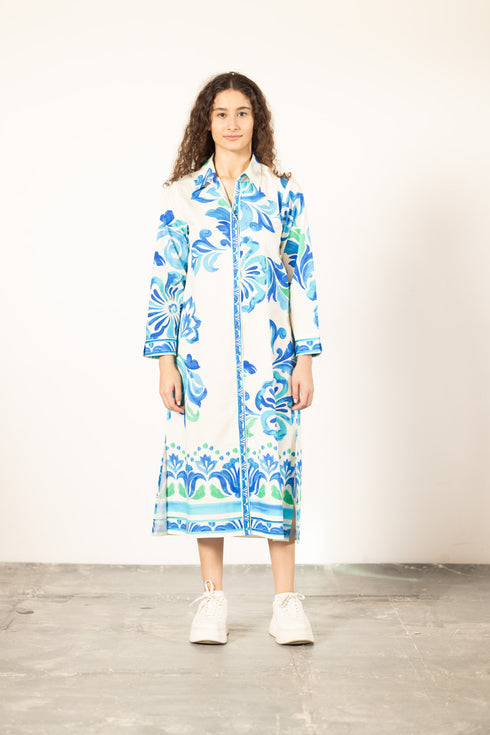 OCEAN BLOOM ELIZA DRESS